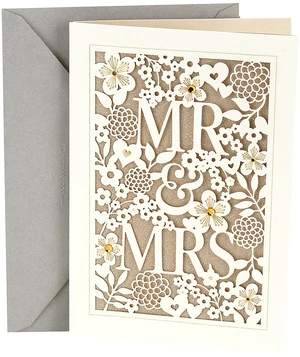 Hallmark Wedding Card (Mr. & Mrs.) Hallmark Wedding Card (Mr. & Mrs.)