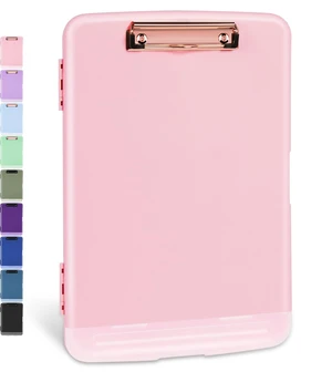 Sooez Clipboards with Storage, High Capacity Clip Boards 8.5x11 with Storage, Heavy Duty Nursing Clipboard Folder, Plastic Clipboard with Pen Holder for Women Teachers Work, School & Office Supplies Sooez Clipboards with Storage, High Capacity Clip Boards 8.5x11 with Storage, Heavy Duty Nursing Clipboard Folder, Plastic Clipboard with Pen Holder for Women Teachers Work, School & Office Supplies