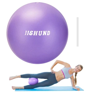 jjshund Pilates Ball, 9,8 Inch Small Exercise Mini Soft Workout Yoga Ball with Exercise Guide, for Home Gym Yoga, Pilates, Core Training, Workout, Balance, Stability jjshund Pilates Ball, 9,8 Inch Small Exercise Mini Soft Workout Yoga Ball with Exercise Guide, for Home Gym Yoga, Pilates, Core Training, Workout, Balance, Stability