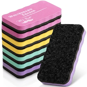 Mr. Pen- Magnetic Dry Erase Erasers, 4"x2.25", 8 Pack Mr. Pen- Magnetic Dry Erase Erasers, 4"x2.25", 8 Pack