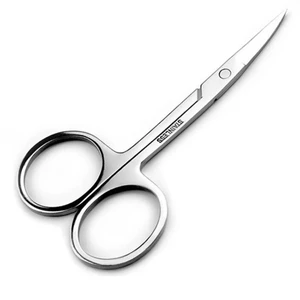 Small Eyebrow Scissors All Purpose - FEITA Mini Women's Grooming Metal Steel Curved Cutting Scissors for Brow, Lash, Nose hair, Mustache, Nail, Craft Small Eyebrow Scissors All Purpose - FEITA Mini Women's Grooming Metal Steel Curved Cutting Scissors for Brow, Lash, Nose hair, Mustache, Nail, Craft