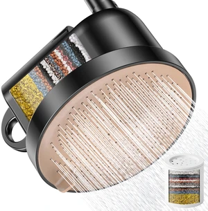 NSF Certified Filtered Shower Head - 5 Settings High Pressure Rain Shower Head with Filter for Hard Water Softener - Easy Install & Replace - Bathroom Showerhead to Remove Chlorine & Heavy Metals NSF Certified Filtered Shower Head - 5 Settings High Pressure Rain Shower Head with Filter for Hard Water Softener - Easy Install & Replace - Bathroom Showerhead to Remove Chlorine & Heavy Metals