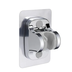 NearMoon Self Adhesive Shower Head Holder-Adjustable Handheld Shower Holder NO Drilling Wall Mount Waterproof (1 Pack, Chrome Finish) NearMoon Self Adhesive Shower Head Holder-Adjustable Handheld Shower Holder NO Drilling Wall Mount Waterproof (1 Pack, Chrome Finish)