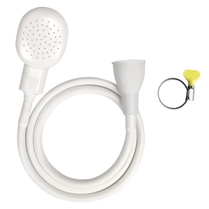 Soerreo Sink Spray Rubber Hose, Portable Rubber Hose Nozzle, Shampoo Sprayer, Easy to Use, Suitable for People or Pets Soerreo Sink Spray Rubber Hose, Portable Rubber Hose Nozzle, Shampoo Sprayer, Easy to Use, Suitable for People or Pets