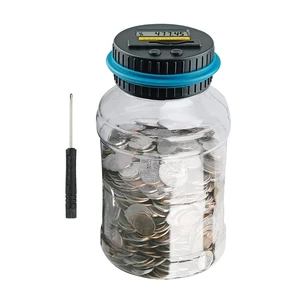 Large Piggy Banks for Adults,Digital Counting Money Jar,Clear Coin Banks Large Piggy Banks for Adults,Digital Counting Money Jar,Clear Coin Banks