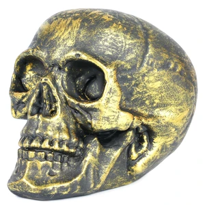 H&W Skull Money Bank for Halloween, Skeleton Coin Bank (Golden) H&W Skull Money Bank for Halloween, Skeleton Coin Bank (Golden)