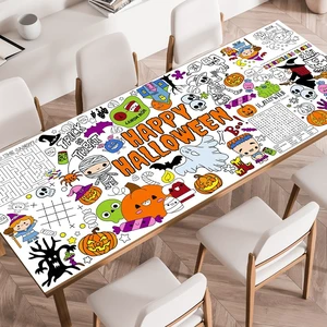 SPERINGEEN Halloween Tablecloth Decorations, Halloween Crafts for Kids SPERINGEEN Halloween Tablecloth Decorations, Halloween Crafts for Kids