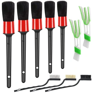 HMPLL 10pcs Auto Car Detailing Brush Set Car Interior Cleaning Kit HMPLL 10pcs Auto Car Detailing Brush Set Car Interior Cleaning Kit