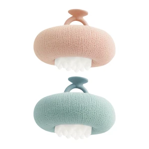 EMVANV 2 PCs Sunflower Bath Ball,Suction Cup Shower Ball 2-in-1 Bath Ball Sponge Mesh Pouf Shower Ball for Women, Men Shower Exfoliation(Pink+Cyan) EMVANV 2 PCs Sunflower Bath Ball,Suction Cup Shower Ball 2-in-1 Bath Ball Sponge Mesh Pouf Shower Ball for Women, Men Shower Exfoliation(Pink+Cyan)