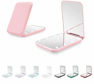 Compact Mirror with Light, 1X/3X Magnification LED Pocket Mirror for Women Compact Mirror with Light, 1X/3X Magnification LED Pocket Mirror for Women