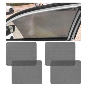 4 PCS Car Side Window Sunshade, Static Cling Auto Sun Shades UV Rays Protective Cover, Washable Reusable Window Sun Glare Shield Privacy Protector for Cars Trucks SUVs 4 PCS Car Side Window Sunshade, Static Cling Auto Sun Shades UV Rays Protective Cover, Washable Reusable Window Sun Glare Shield Privacy Protector for Cars Trucks SUVs