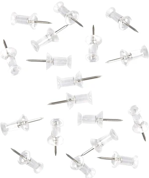 100-Pack Push Pins Tacks, Clear Plastic Head, Steel Point,Thumb Tacks for Wall Corkboard Map Calendar Photo -Home Office Craft Projects Heavy Duty Head Pin 100-Pack Push Pins Tacks, Clear Plastic Head, Steel Point,Thumb Tacks for Wall Corkboard Map Calendar Photo -Home Office Craft Projects Heavy Duty Head Pin