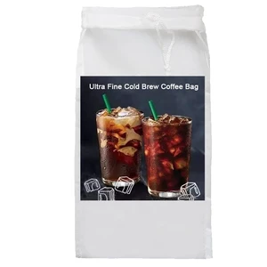 1 Pack Cold Brew Coffee Bag,120 Micro Food Grade Nylon Ultra Fine Mesh, 8.6x5 inch Reusable Cold Brew Coffee Filter with Seamless Bottom, Coffee Maker 1 Pack Cold Brew Coffee Bag,120 Micro Food Grade Nylon Ultra Fine Mesh, 8.6x5 inch Reusable Cold Brew Coffee Filter with Seamless Bottom, Coffee Maker
