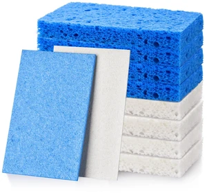 8PCS Compressed Kitchen Sponges for Household Use, Zero Scratch Scrub 8PCS Compressed Kitchen Sponges for Household Use, Zero Scratch Scrub