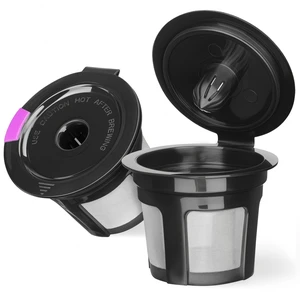 Fanativita Reusable K Cup Coffee Filters for Keurig, 2 Pack Fanativita Reusable K Cup Coffee Filters for Keurig, 2 Pack