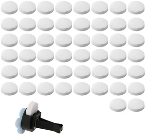 Round Essential Oil Diffuser Pad - 50 PCS Car Air Freshener Refill Felt Pads, Diffuser Refill Pads, Unscented Essential Oil Perfume Refill Pad, Mini Microfibre Air Filter Scent-Pads for Vent Clips Round Essential Oil Diffuser Pad - 50 PCS Car Air Freshener Refill Felt Pads, Diffuser Refill Pads, Unscented Essential Oil Perfume Refill Pad, Mini Microfibre Air Filter Scent-Pads for Vent Clips