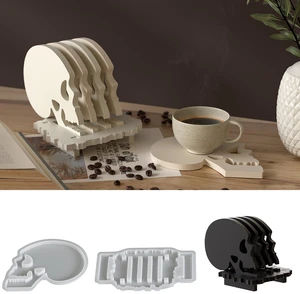 Skull Coaster Molds Spiral Wave Pillar Rotate Candle & Resin Mold - Resin Casting Silicone Molds for Home Decor & Candle Making Wave Spiral Mold Skull Coaster Molds Spiral Wave Pillar Rotate Candle & Resin Mold - Resin Casting Silicone Molds for Home Decor & Candle Making Wave Spiral Mold