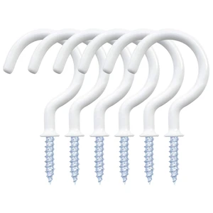 yuntop 12 Pack Vinyl Coated Ceiling Hooks,Screw-in Mug Hooks yuntop 12 Pack Vinyl Coated Ceiling Hooks,Screw-in Mug Hooks