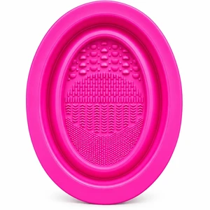 2-in-1 Collapsible Silicone Makeup Brush Cleaning Bowl, 4 Cleaning Textures, Brush Cleaner Mat & Bowl, Soft Flexible Portable Design for Makeup Brushes, Sponges & Puffs 2-in-1 Collapsible Silicone Makeup Brush Cleaning Bowl, 4 Cleaning Textures, Brush Cleaner Mat & Bowl, Soft Flexible Portable Design for Makeup Brushes, Sponges & Puffs