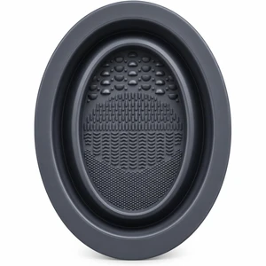 2-in-1 Collapsible Silicone Makeup Brush Cleaning Bowl, 4 Cleaning Textures, Brush Cleaner Mat & Bowl, Soft Flexible Portable Design for Makeup Brushes, Sponges & Puffs 2-in-1 Collapsible Silicone Makeup Brush Cleaning Bowl, 4 Cleaning Textures, Brush Cleaner Mat & Bowl, Soft Flexible Portable Design for Makeup Brushes, Sponges & Puffs