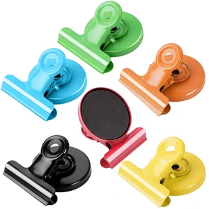 VNDUEEY 6 Pack Fridge Magnets Refrigerator Magnets, Magnetic Clips for Whiteboard, Magnet Clips for Kitchen Office Organizing & Decorating VNDUEEY 6 Pack Fridge Magnets Refrigerator Magnets, Magnetic Clips for Whiteboard, Magnet Clips for Kitchen Office Organizing & Decorating