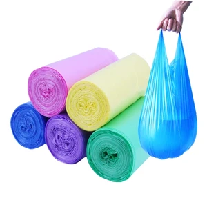 100 Count 4 Gallon Trash Bags, Small Colorful Garbage Bags with Handle for Home Office Bathroom Trash Can 100 Count 4 Gallon Trash Bags, Small Colorful Garbage Bags with Handle for Home Office Bathroom Trash Can