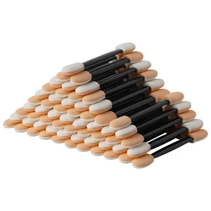Cuttte 60PCS Disposable Dual Sides Eye Shadow Applicators Sponge Black Cuttte 60PCS Disposable Dual Sides Eye Shadow Applicators Sponge Black
