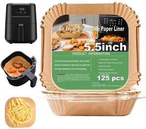 2 QT Air Fryer Liners for CHEFMAN 2 Qt Mini Air Fryer | Air Fryer Liners Disposable Small 2 qt 2.6qt, Small AirFryer Liners, DASH Air Fryer Liners 2 QT Air Fryer Liners for CHEFMAN 2 Qt Mini Air Fryer | Air Fryer Liners Disposable Small 2 qt 2.6qt, Small AirFryer Liners, DASH Air Fryer Liners