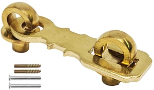 2.55 Antique Solid Brass Padlock Hasp Door Clasp, Vintage Heavy Duty Gate Latch Lock, Polished Brass Hasp Set for Sheds and Outdoor Use 2.55 Antique Solid Brass Padlock Hasp Door Clasp, Vintage Heavy Duty Gate Latch Lock, Polished Brass Hasp Set for Sheds and Outdoor Use