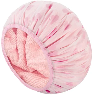 Shower Cap, Shower Cap for Women Terry Cloth Lined EVA Exterior Reusable Double Layer Waterproof, Large Bath Hair Cap, Hotel Travel Essentials Accessories Cleaning Supplies(Pink) Shower Cap, Shower Cap for Women Terry Cloth Lined EVA Exterior Reusable Double Layer Waterproof, Large Bath Hair Cap, Hotel Travel Essentials Accessories Cleaning Supplies(Pink)
