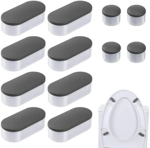 12 Pcs Bidet Height-increasing Pads Toilet Seat Riser for Bidet Universal Self Adhesive Toilet Seats Buffer with 2 Heights Adjustment 2 Styles Toilets Seats Risers Spacers 12 Pcs Bidet Height-increasing Pads Toilet Seat Riser for Bidet Universal Self Adhesive Toilet Seats Buffer with 2 Heights Adjustment 2 Styles Toilets Seats Risers Spacers