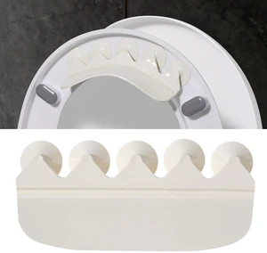 Toilet Splash Guard Pee Deflector with Strong Suction Cups, Urine Guard | Prevents Urine Splashes and Leaks Between Toilet Seat Gaps, 5 Large Suction Cups and Center Rib Keep the Guard Secure Toilet Splash Guard Pee Deflector with Strong Suction Cups, Urine Guard | Prevents Urine Splashes and Leaks Between Toilet Seat Gaps, 5 Large Suction Cups and Center Rib Keep the Guard Secure