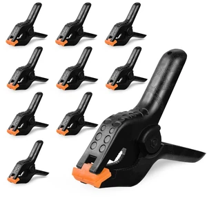4.5 Inch Spring Clamps for Balloon Arch, 10 Pack Backdrop Clips Heavy Duty | Hand-Screw Clamp for Backdrop Stand with 2-3/8Inch Jaw Opening Craft Woodworking Photography Essentials 4.5 Inch Spring Clamps for Balloon Arch, 10 Pack Backdrop Clips Heavy Duty | Hand-Screw Clamp for Backdrop Stand with 2-3/8Inch Jaw Opening Craft Woodworking Photography Essentials