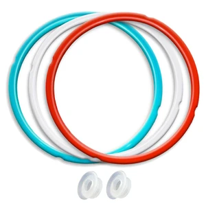 Silicone Sealing Ring 3-Pack for 8Qt Pressure Cookers - Dishwasher Safe Food-Grade Replacement Gasket Compatible with Instant Pot 8Qt Models: IP-DUO80, IP-LUX80, Ultra, Duo Plus, Viva. Silicone Sealing Ring 3-Pack for 8Qt Pressure Cookers - Dishwasher Safe Food-Grade Replacement Gasket Compatible with Instant Pot 8Qt Models: IP-DUO80, IP-LUX80, Ultra, Duo Plus, Viva.