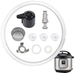 10Pcs Replacement Parts for Instant Pot IP-DUO50 IP-DUO60 Duo/Duo Plus 5&6QT Quart, Upgrade Steam Release Valve Lid Replacement for Instapot, Pressure Valve Float & Sealing Ring for Instant Pot 10Pcs Replacement Parts for Instant Pot IP-DUO50 IP-DUO60 Duo/Duo Plus 5&6QT Quart, Upgrade Steam Release Valve Lid Replacement for Instapot, Pressure Valve Float & Sealing Ring for Instant Pot