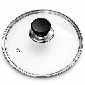 8 Inch Glass Lid for Frying Pan Tempered Transparent Pot Lid with Stainless Steel Rim & Heat-Resistant Handle, Fits 8 Skillet, Pan, Wok Durable See-Through Cookware Cove 8 Inch Glass Lid for Frying Pan Tempered Transparent Pot Lid with Stainless Steel Rim & Heat-Resistant Handle, Fits 8 Skillet, Pan, Wok Durable See-Through Cookware Cove