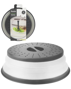 Collapsible Microwave Splatter Cover, Charcoal Gray, Medium 10.5" Collapsible Microwave Splatter Cover, Charcoal Gray, Medium 10.5"