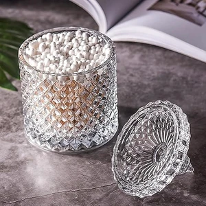 Q tips holder,Q tip holders,Glass bathroom jar,Glass qtip holders,Q-tip,containers,crystal,cute,for with lid,small,Apothecary jars with lids,candy,dispenser,ball Q tips holder,Q tip holders,Glass bathroom jar,Glass qtip holders,Q-tip,containers,crystal,cute,for with lid,small,Apothecary jars with lids,candy,dispenser,ball