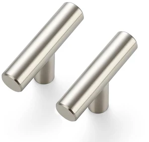 3 Pack Brushed Nickel Cabinet Knobs, Single Hole Drawer Handles, 2 Inch | Round Pull Shape, Smooth Grip, Easy Cabinet Upgrade, For Kitchen Cabinets, Dressers, Drawers, Closets 3 Pack Brushed Nickel Cabinet Knobs, Single Hole Drawer Handles, 2 Inch | Round Pull Shape, Smooth Grip, Easy Cabinet Upgrade, For Kitchen Cabinets, Dressers, Drawers, Closets