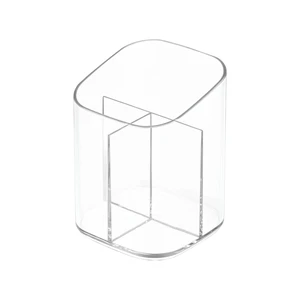 Acrylic Clear 3 Slots Pencil Pen Holder for Desk, Desktop Makeup Brush Storage Organizer Pen Cup Stand for Office School Home Acrylic Clear 3 Slots Pencil Pen Holder for Desk, Desktop Makeup Brush Storage Organizer Pen Cup Stand for Office School Home