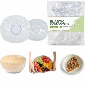 200PCS Plastic Bowl Covers, 2 Sizes Bowl Covers for Bread Proofing | BPA-Free Plastic Wrap for Food, Elastic Food Covers, Reusable Bowl Covers for Trays, Plates, Sourdough Bowls, Large Bowls 200PCS Plastic Bowl Covers, 2 Sizes Bowl Covers for Bread Proofing | BPA-Free Plastic Wrap for Food, Elastic Food Covers, Reusable Bowl Covers for Trays, Plates, Sourdough Bowls, Large Bowls