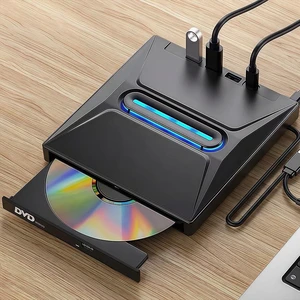 External Blu-ray Drive, USB BD/DVD/CD Burner, Portable Slim Optical Drive with M-DISC Support, Plug & Play for Laptop, Desktop, Gaming Consoles External Blu-ray Drive, USB BD/DVD/CD Burner, Portable Slim Optical Drive with M-DISC Support, Plug & Play for Laptop, Desktop, Gaming Consoles