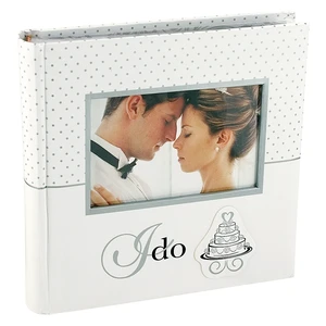 International Designs I Do Wedding Collection 2-Up with Memo Space Photo Album, 160-4x6, White International Designs I Do Wedding Collection 2-Up with Memo Space Photo Album, 160-4x6, White