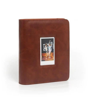 288 Pockets, PU leather, Leather Cover Photo Album for Mini12, 11, 9 Instant Camera, 4x72 Photo Album, for 3in Photos, Movie Tickets, Business Cards, etc. (Brown) 288 Pockets, PU leather, Leather Cover Photo Album for Mini12, 11, 9 Instant Camera, 4x72 Photo Album, for 3in Photos, Movie Tickets, Business Cards, etc. (Brown)