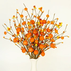 8-Pack Fall Stems Artificial Fall Picks 17" Tall with Mini Pumpkins | Realistic Pumpkin Picks with Harvest Berries for DIY Thanksgiving Centerpieces & Autumn Home Decor 8-Pack Fall Stems Artificial Fall Picks 17" Tall with Mini Pumpkins | Realistic Pumpkin Picks with Harvest Berries for DIY Thanksgiving Centerpieces & Autumn Home Decor