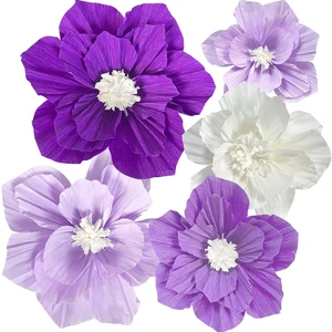 Purple Paper Flowers 3D Wall Décor Birthday Party Decorations Women | Violet Lavender Light Dark Purple White Lilac, Wedding Bridal Baby Shower Wall Decor, Nursery Room Backdrop Centerpieces Purple Paper Flowers 3D Wall Décor Birthday Party Decorations Women | Violet Lavender Light Dark Purple White Lilac, Wedding Bridal Baby Shower Wall Decor, Nursery Room Backdrop Centerpieces