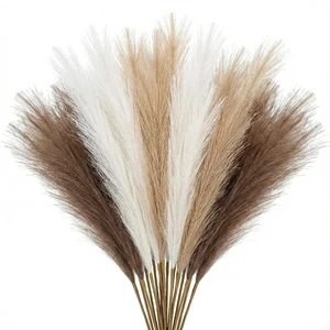 21.7" Fluffy Faux Pampas,30Pcs Bohemian Style | Artificial Pampas Grass Decor - No Shed Boho Room Decor, Wedding Table Centerpieces & Photography Props 21.7" Fluffy Faux Pampas,30Pcs Bohemian Style | Artificial Pampas Grass Decor - No Shed Boho Room Decor, Wedding Table Centerpieces & Photography Props