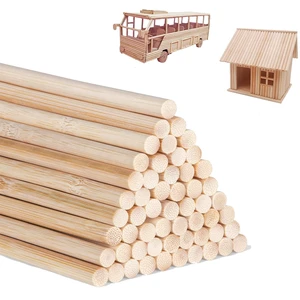 1/4 x 12 Inch 25PCS Dowel Rods Wood Sticks Wooden Dowel Rods - Unfinished Bamboo Sticks - for Crafts and DIYers 1/4 x 12 Inch 25PCS Dowel Rods Wood Sticks Wooden Dowel Rods - Unfinished Bamboo Sticks - for Crafts and DIYers