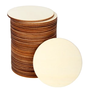 Blisstime Unfinished Wood Circles for Crafts, Wood Rounds for Crafts, Round Discs for Painting, Writing, DIY Supplies, Engraving and Carving, Home Decorations (3" 36 Pcs) Blisstime Unfinished Wood Circles for Crafts, Wood Rounds for Crafts, Round Discs for Painting, Writing, DIY Supplies, Engraving and Carving, Home Decorations (3" 36 Pcs)