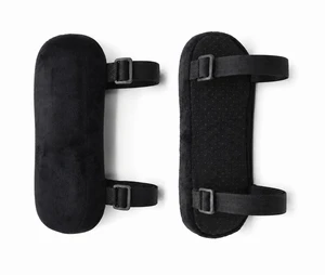 Office Chair Armrest Covers Memory Foam Arm Pads with Cover | Chair Armrest Pads 2 Pack for Office Computer Gaming Chairs, Forearm Relief Cushion, Washable Elbow Support, Black Arm Covers Office Chair Armrest Covers Memory Foam Arm Pads with Cover | Chair Armrest Pads 2 Pack for Office Computer Gaming Chairs, Forearm Relief Cushion, Washable Elbow Support, Black Arm Covers